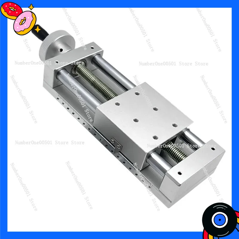 HHQ01-50 100 150 Manual Displacement Fine Tuning Sliding Table Trapezoidal Screw Simple Component