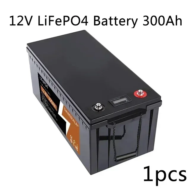 12V 300Ah LiFePO4 Battery Built-in BMS Lithium Iron Phosphate Cells For Replacing Most of Backup Power Home Energy Storage