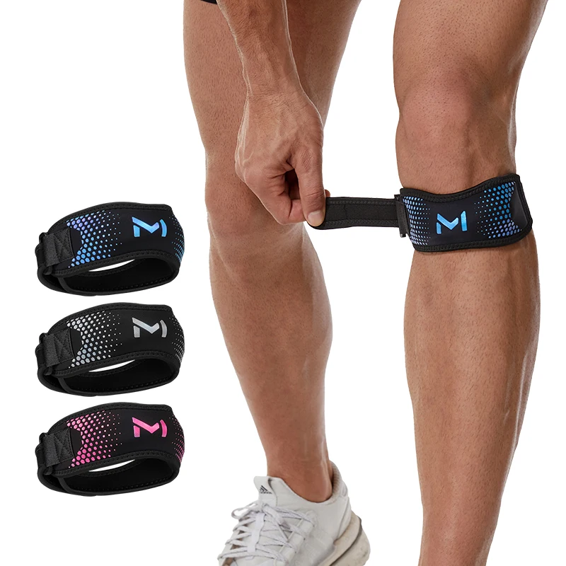 1pc Faixas de Joelho Premium - Joelheira Esportiva Ajustável, Faixa de Suporte para Design Fitness