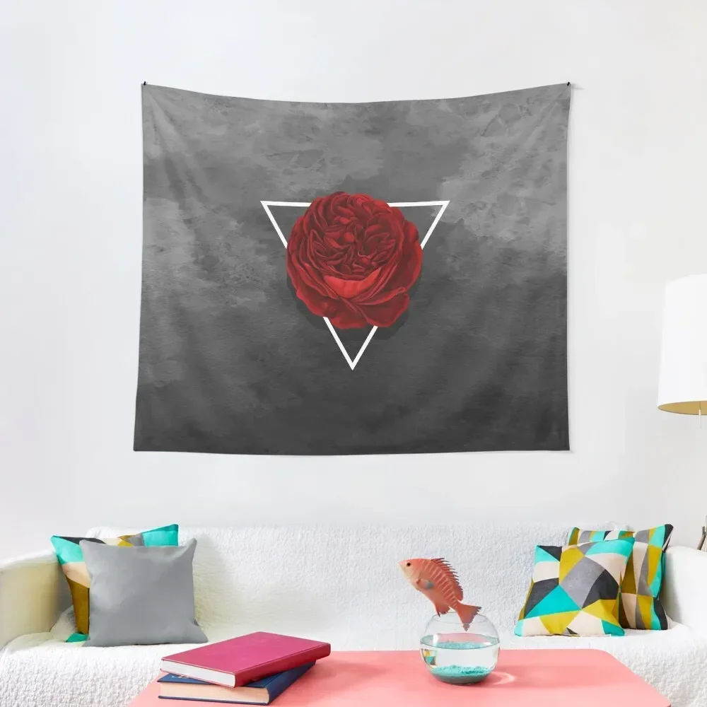 

The Rose (black version) Tapestry Room Decorating Aesthetic Home Decor Aesthetic Wall Hangings Decoration Tapestry