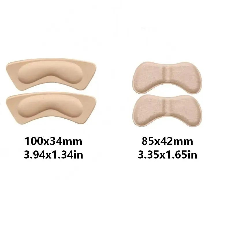 5Pairs Women Insoles for Shoes High Heel Stickers Adjust Size Adhesive Heels Insert Feet Protector Sticker Antiwear Care Insole