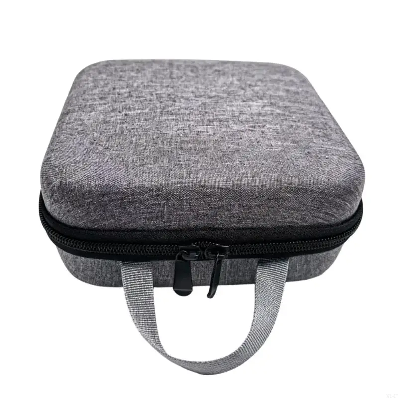 Label Printer Carrying Case with Hard Shell, Soft Lining, Inner Pocket and Carry Handle For Touch D220 210 Desk Storage, K1KF