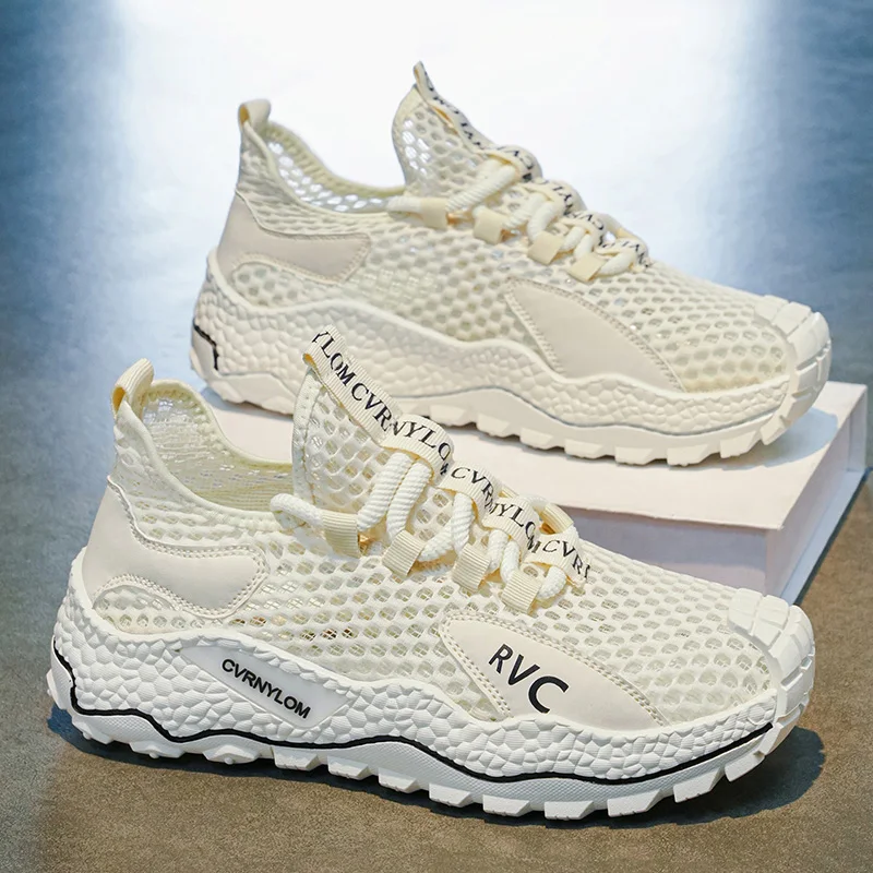 

Men's Breathable Running Shoes Lightweight Mesh Outdoor Casual Sports Sneakers Air Conditioning Thin Model Summer Sneakers