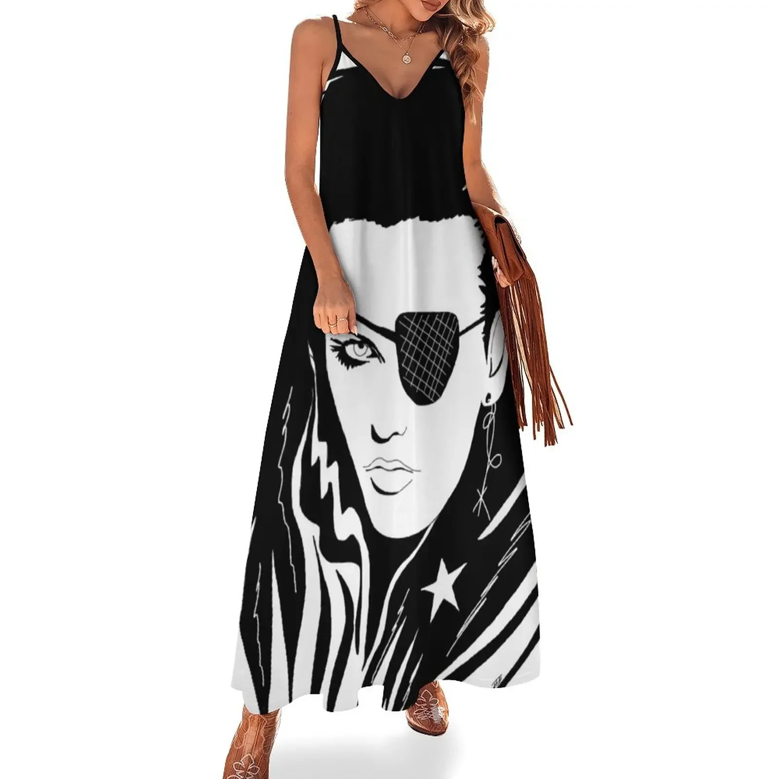 

PETE 80 (B&W) Sleeveless Dress Woman's evening dress dresses ladies 2025 summer cocktail dresses