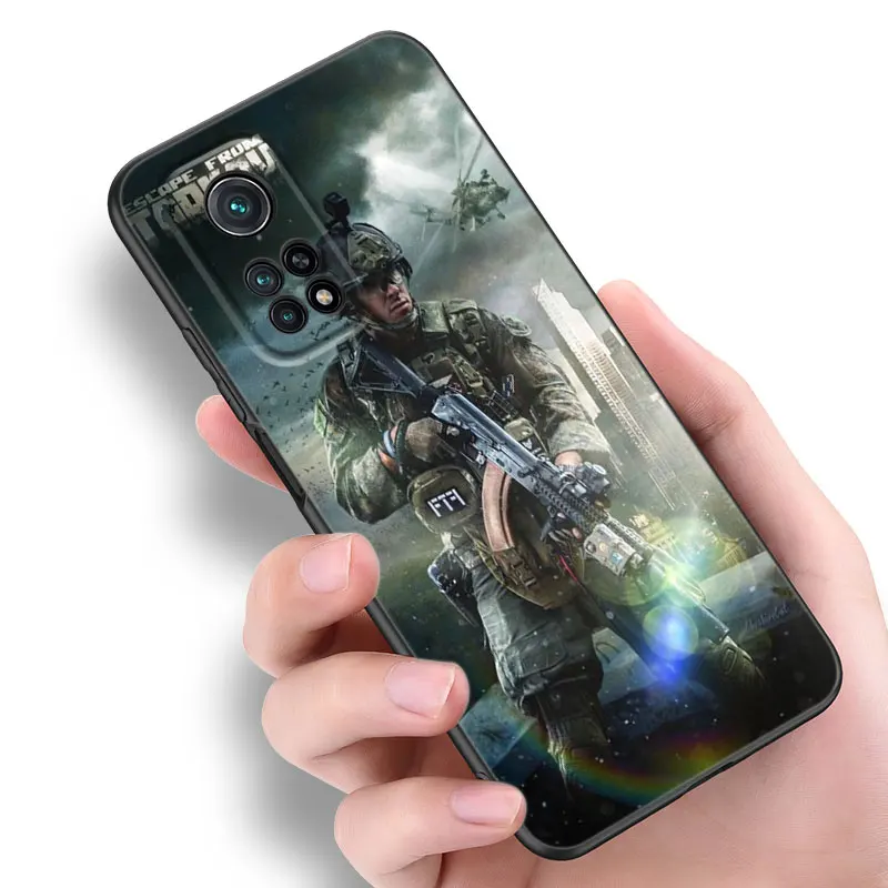 Escape From Tarkov Black Silicone Phone Case For Xiaomi Mi 9 SE 8 10 10T 11 12 13 Lite 9T 11T 12S 12T 13T 14 Pro 5G NE 11i 12X