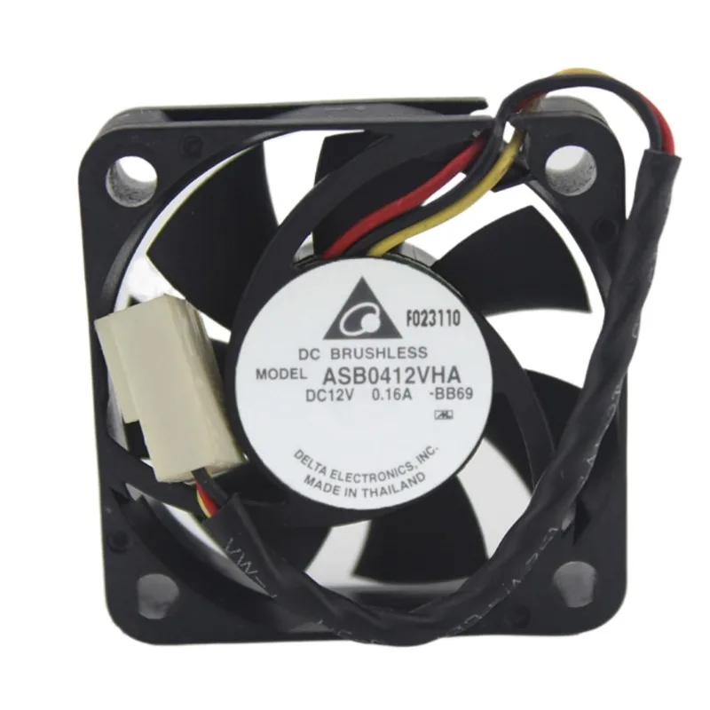 ASB0412VHA 40x40x10mm 12V 0.16A 8000RPM 9.5CFM 高風量マイクロ冷却ファン用