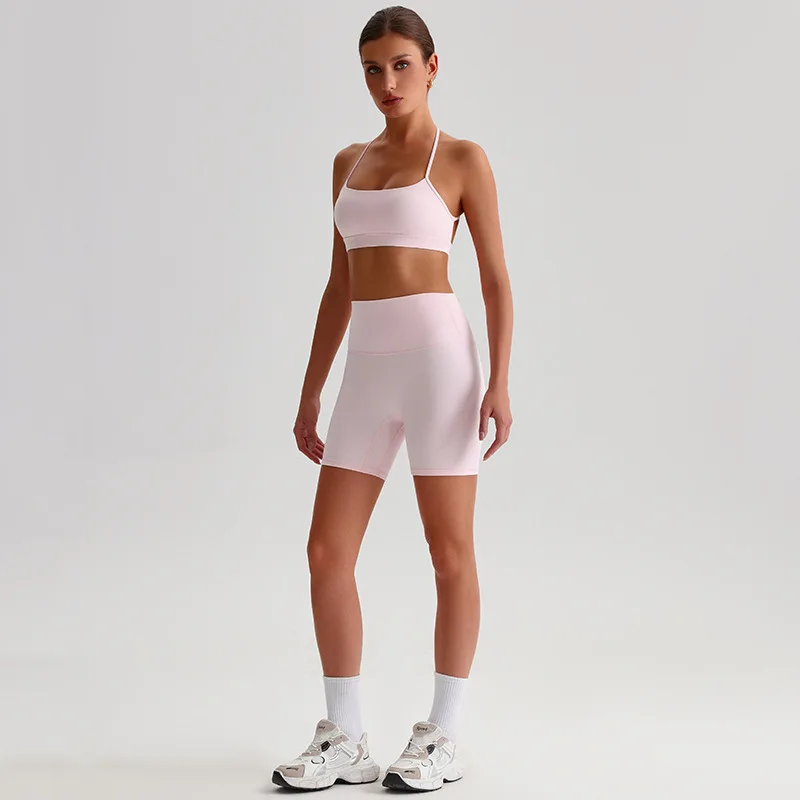 

2PCS Soft Yoga Set for Women Quick Dry Tracksuit Fitness Sportswear Gym Outfit Comfortable Workout Suit