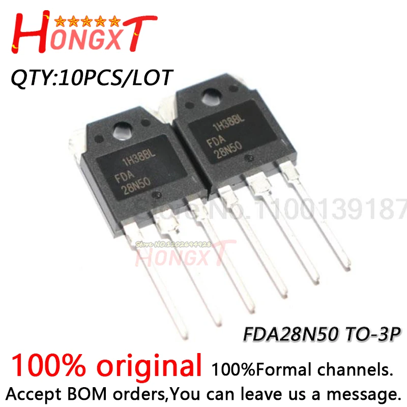 

10PCS 100% NEW 28N50 FDA28N50 TO-247 FET 28A 500V