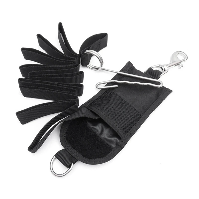 Scuba Diving Jon Line Set With Deco Garvin Hook And Swivel Hook D Ring Quick Installation Diving Accessories