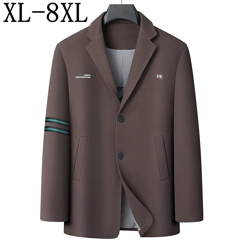 8XL 7XL 6XL 2024 New Design Autumn High End Luxury Brand Blazer Men Fashion Mens Blazers Casual Loose Male Suits Jackets