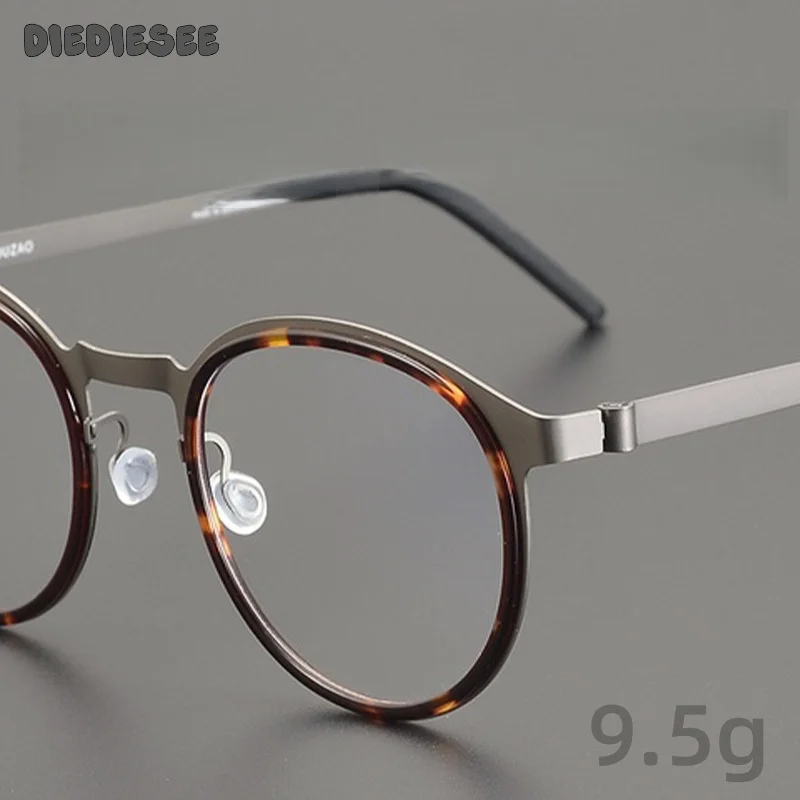 

DIEDIESEE Large Face Round Frame Anti Blue Light Can Be Matched With Prescription Glasses Frame For Myopia And Hyperopia 9767