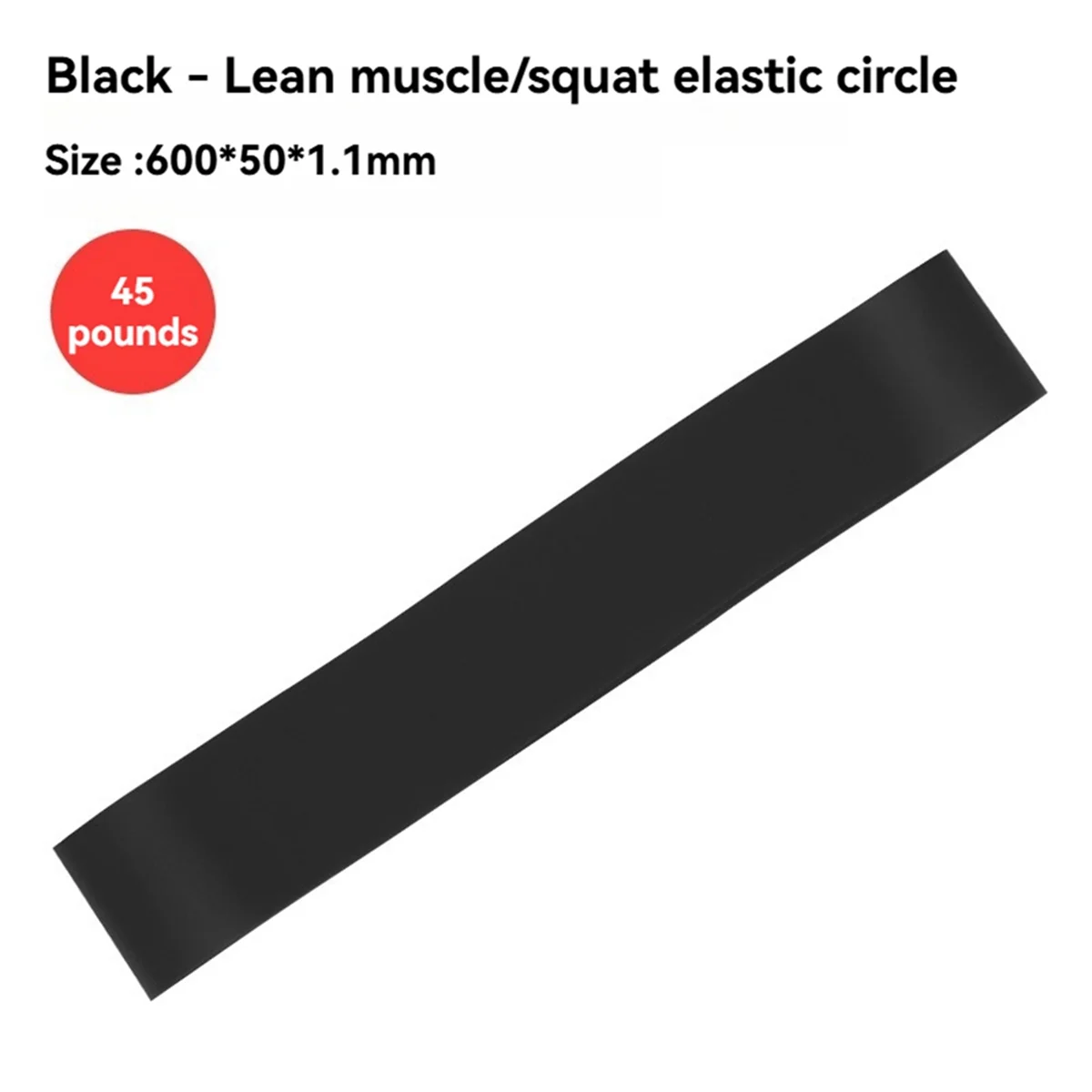 A72Z حزام مطاطي من اللاتكس محاصر لممارسة اليوجا ومقاومة سميكة مع حلقة توتر، مع تعليمات وحقيبة، مجموعة من 5 قطع.