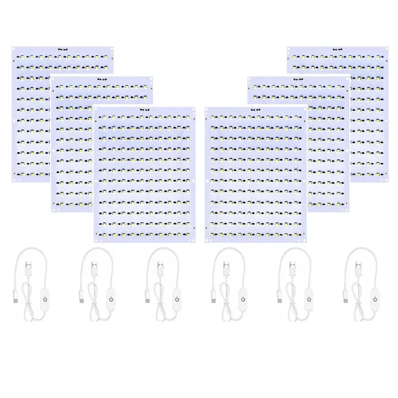 ABWR-For Bambu Lab Makerworld,3D Printer Light DIY Hardware Model Spare Parts 6Pack CMYK LED Backlight Board Kit FAZ007
