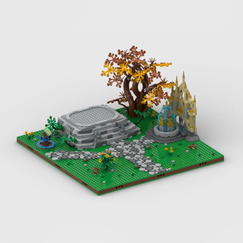 1263 PCS Middeleeuwse StudioTechnische Bakstenen Aanpassen Model Display Blok Speelgoed Voor Educatief Kinderen Montage Verrassing Verjaardagscadeau