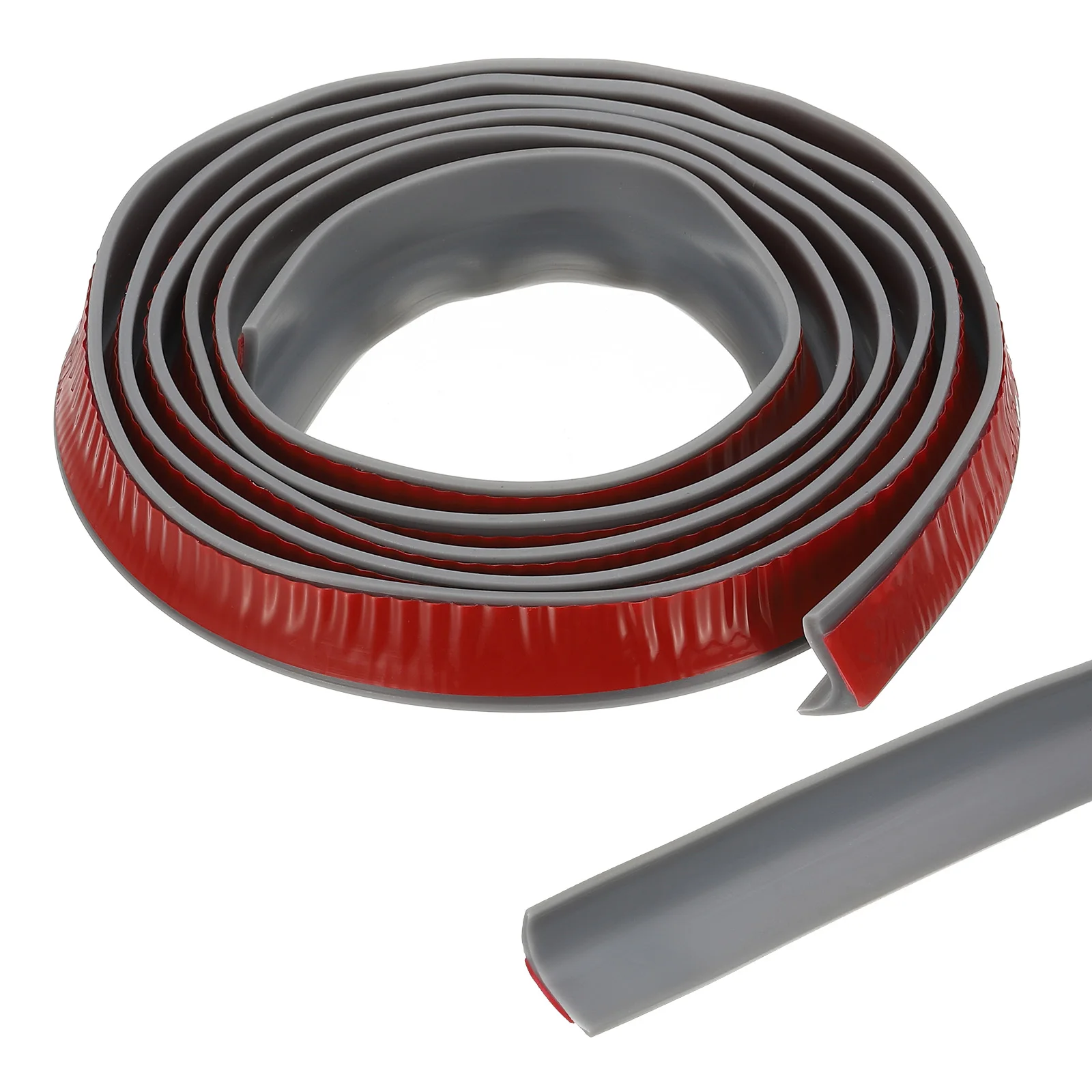 1/2/3 Meters Collapsible Shower Threshold Water Dam Guard Self Adhesive TPE Bathroom Edge Shower Guards Kitchen Water Strip
