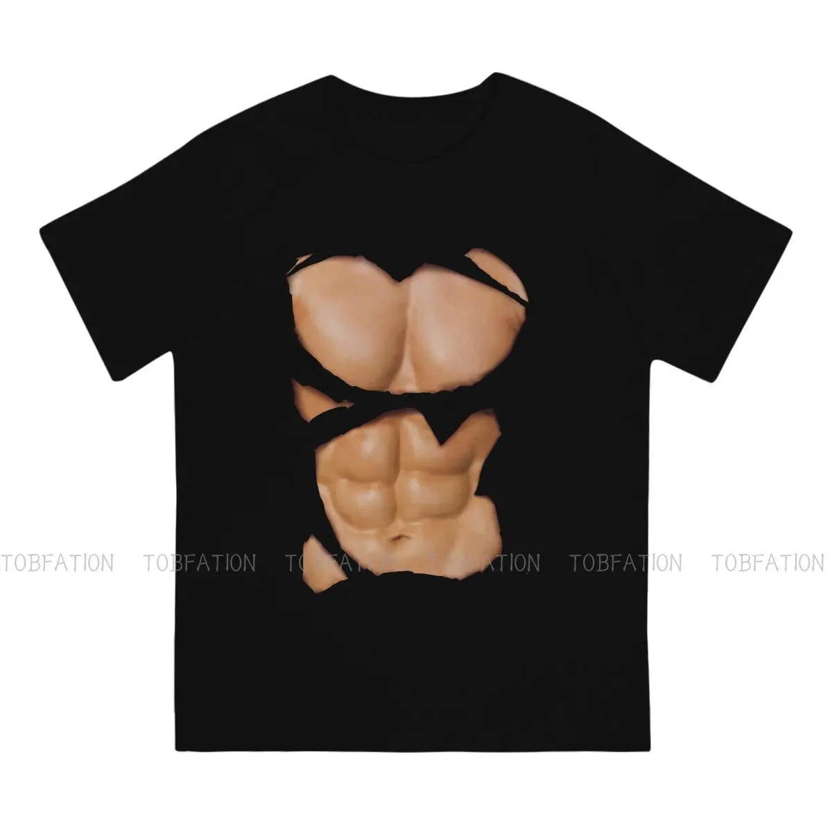 Fake Male Torso Unique TShirt Bodybuilding Pumping GYM Muscle Training Crossfit Hip Hop Gift Clothes  T Shirt Stuff Hot Sale