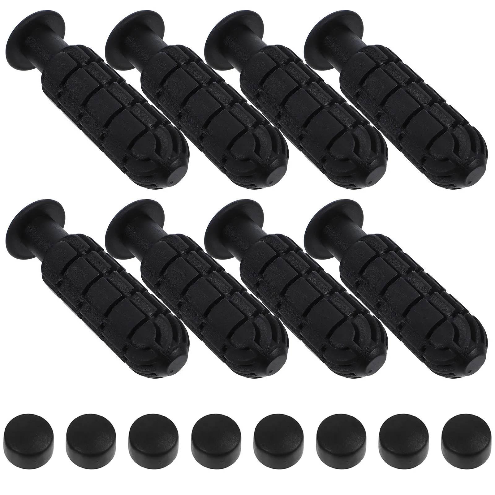 8pcs Foosball Anti-Skid Table Soccer Nonskid Handles Handles Sturdy Pp Replacement Grips For Football Machine Play