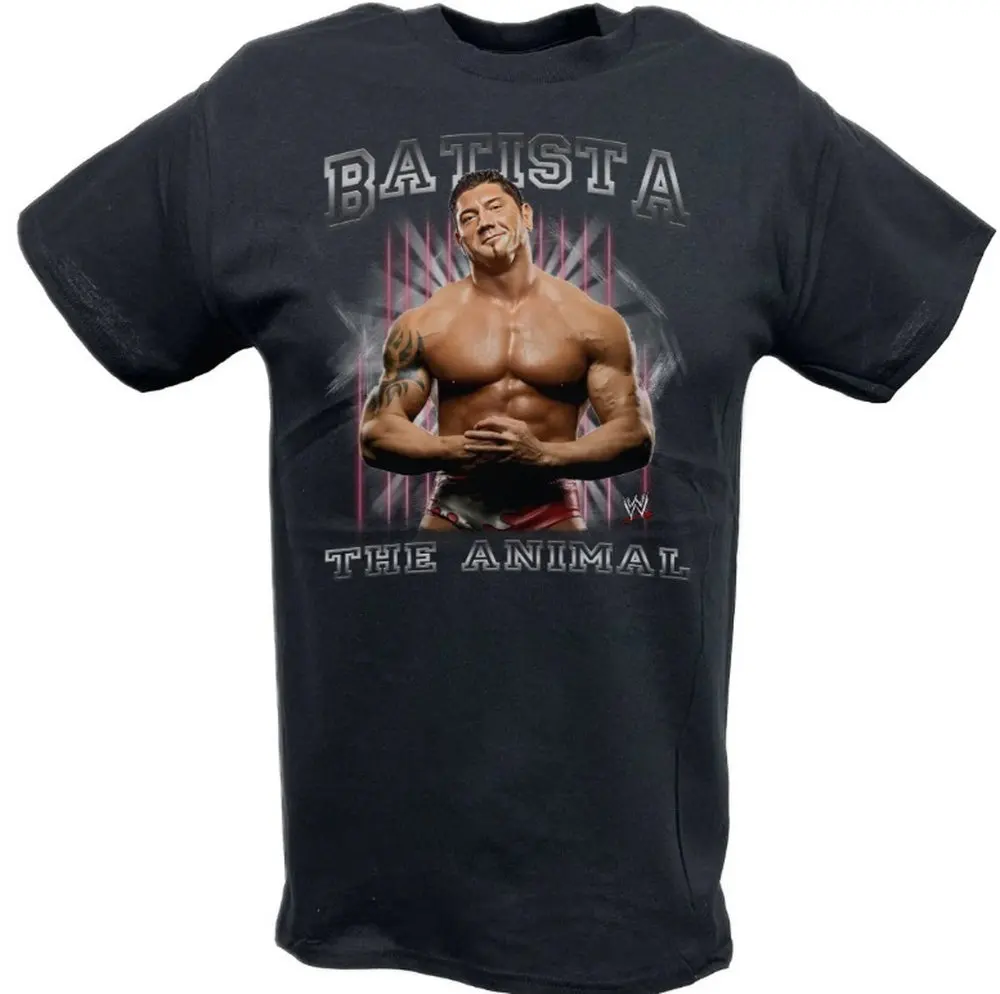 

2025 HOT SALE T SHIRTS Batista The Animal Wrestling Sports TEE Famous Wrestler FANS man clothes Streetwear