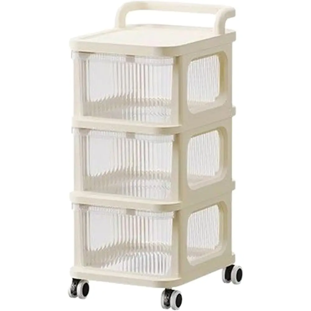 

Multi-Layer Removable Rack Trolley for Kitchen, Bathroom, and Laundry Storage