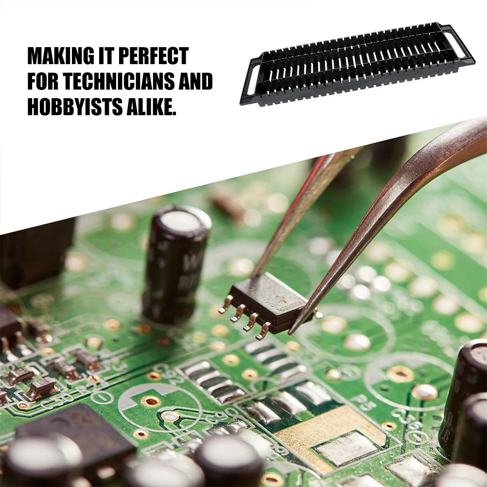 

4Pcs Pcb Anti Static Holder Bar Brackets 25 Slot Circuit Board Storage Rack Shelf Organizer Shelving Boards Pcb Board Holder