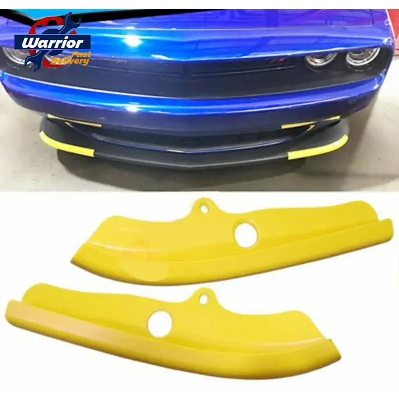 

A Pair for 2015-2023 Dodge Challenger Scat Pack Front Bumper Lip Splitter Protector 68327082AA 68327083AA