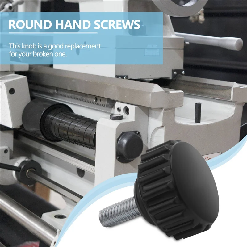 M4 x 10 мм Винт с круглой головкой на винтах с накатанной головкой Зажимная ручка 2 шт.