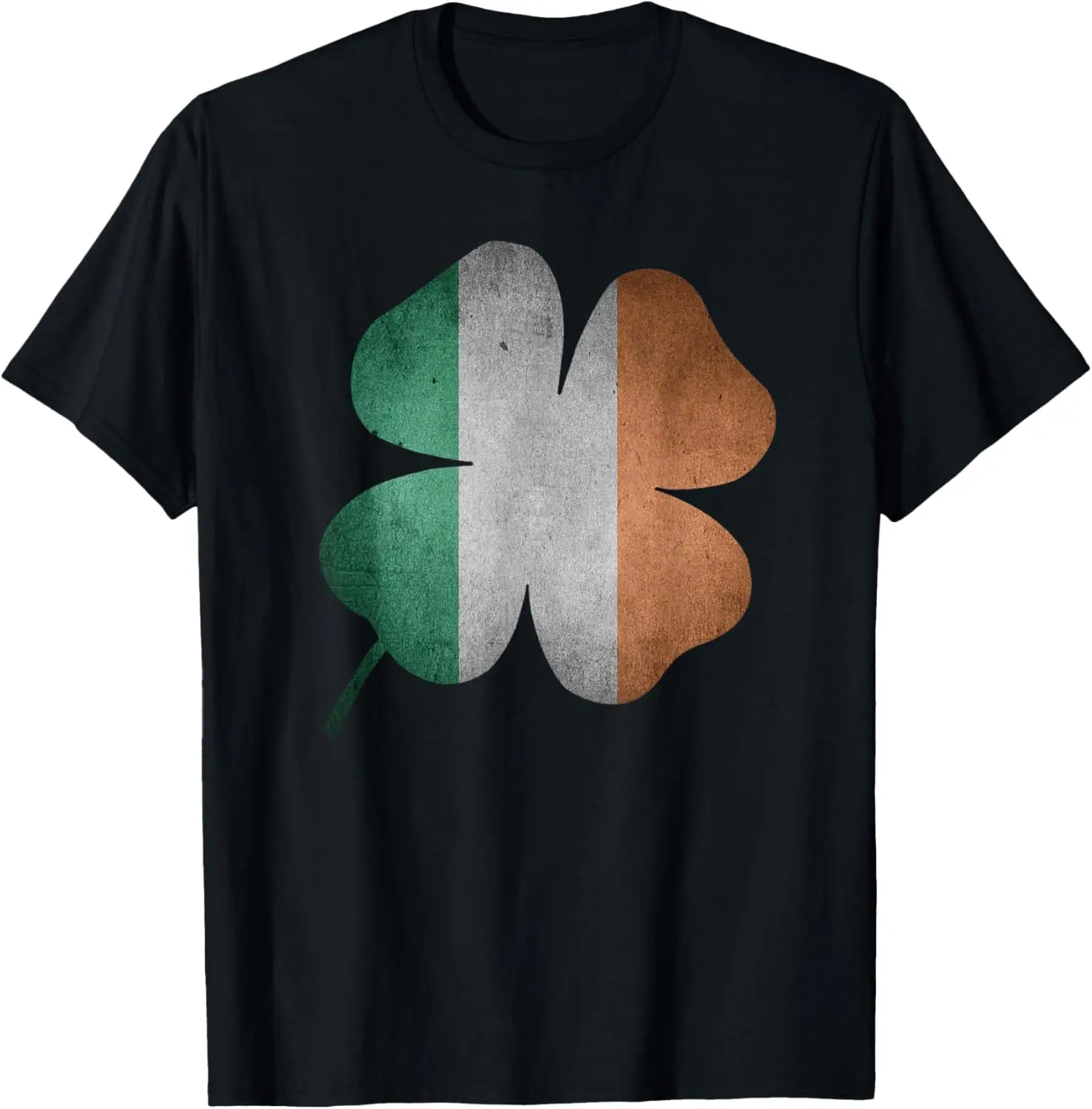 St Patrick's Day Art - Irish Flag Shamrock Ireland Flag T-Shirt