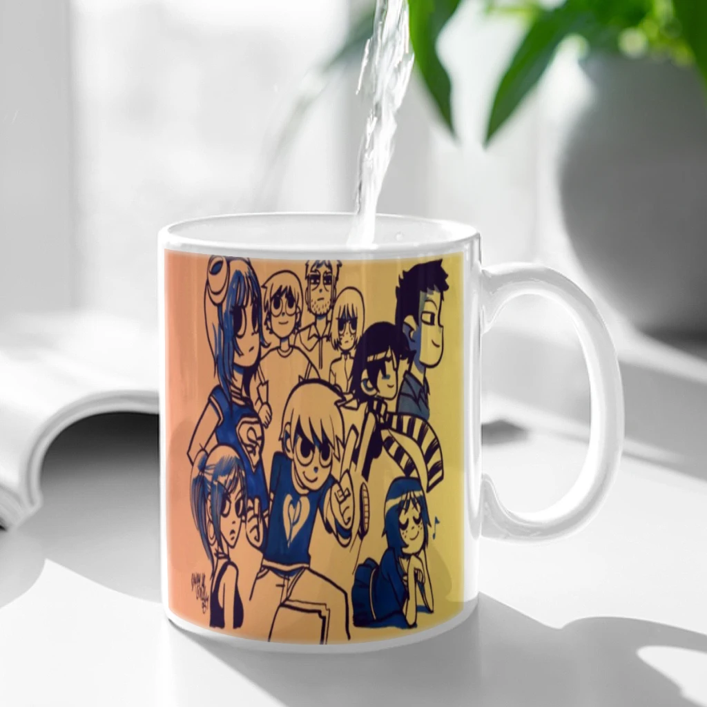 Anime Scott Pilgrim Free shipping Ceramic Cup Coffee Oatmeal Breakfast Cup Creative Personality Mug