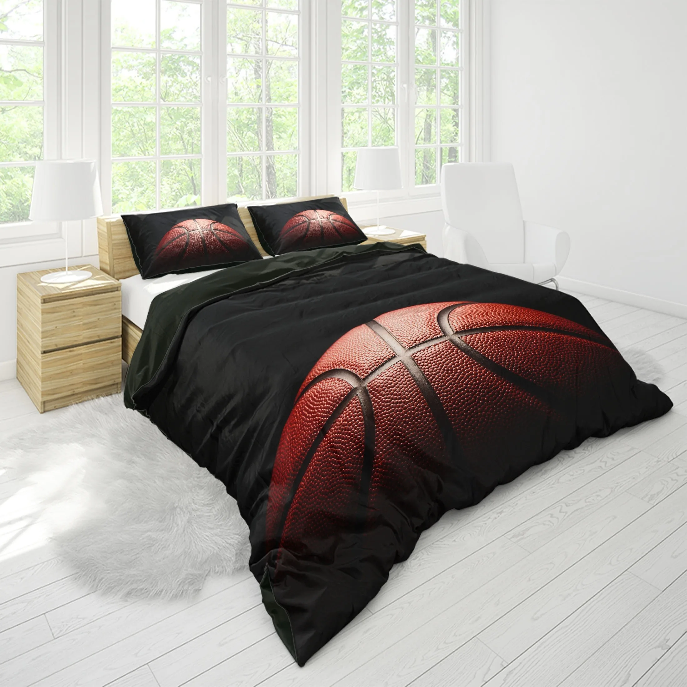 Anime Basketball Bettwäsche Set 3D Gedruckt Bettbezug Set Weiche Einzel Twin Doppel Königin Größe Bett Set Hause Dekorationen Für Schlafzimmer – Detail 3