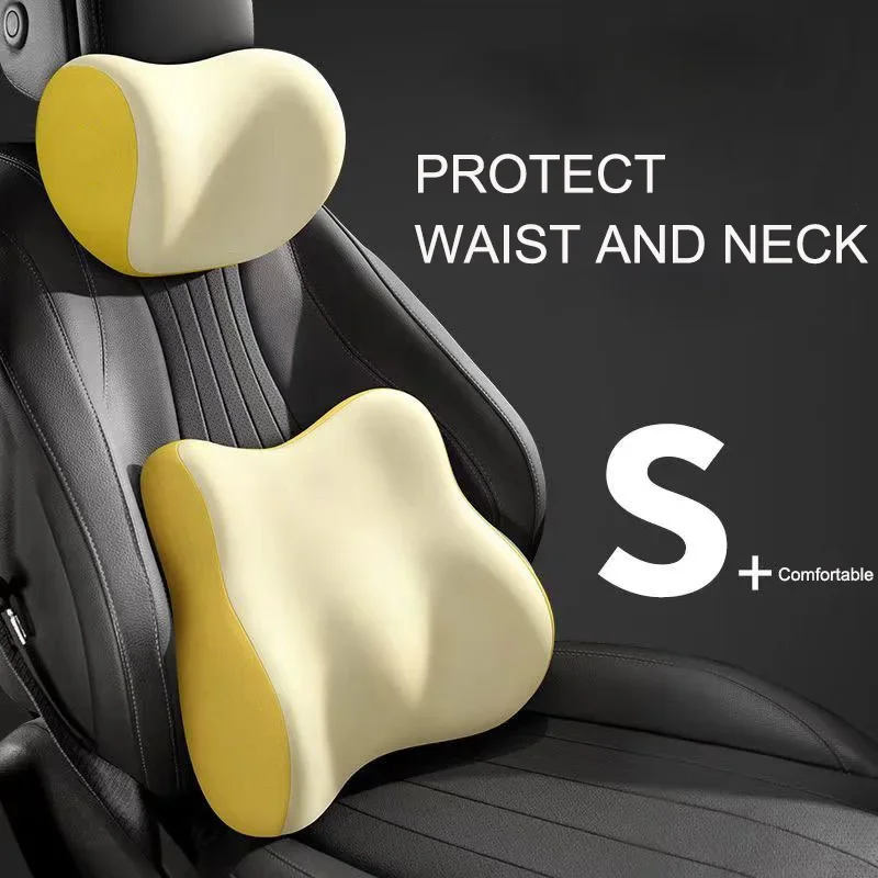 Lendenkissen für das Auto, Memory-Schaum, ergonomisches Autozubehör, Lendenstützkissen für Fahrzeug, LKW, Reisen, Pendeln