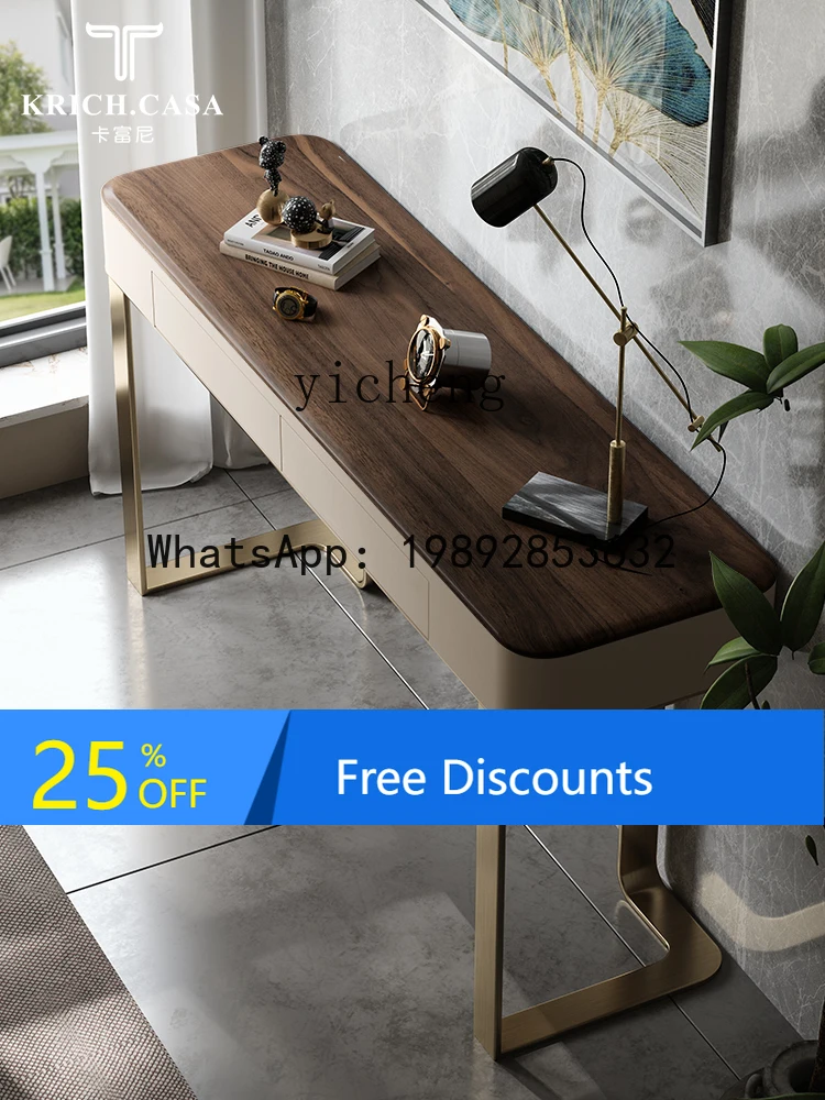 

Style Light Luxury Entrance Cabinet Modern Side View Entry Console Tables Furniture