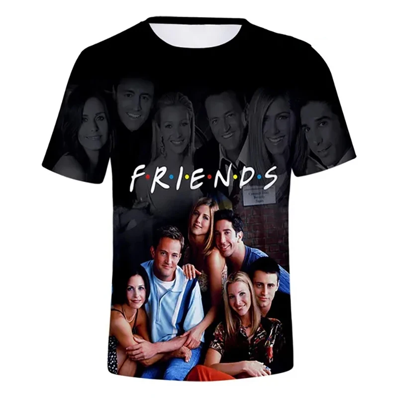 Friends T-Shirts TV Show 3D Print Streetwear Men Women Fashion Oversized Short Sleeve O-Neck T Shirt Kids Tees Tops Man Clothing