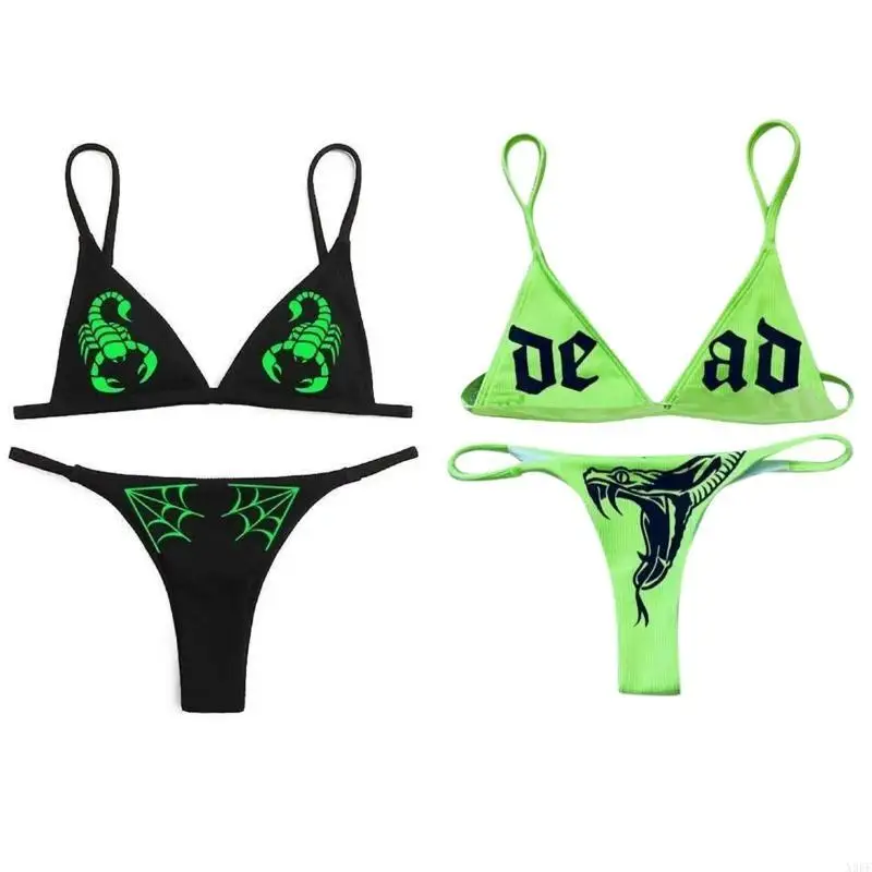 

X9FF модные женские купальники бикини с v-образным вырезом, купальный костюм с регулируемым ремешком для пляжа, 2x