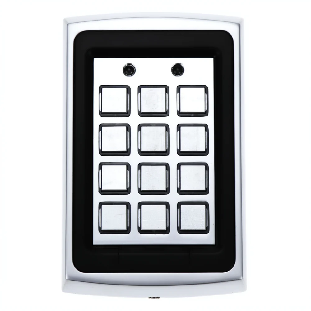 Outdoor Metal RFID Access Control Keypad Reader 125KHz ID Card Password Door Lock Controller For For 5YOA Entry System