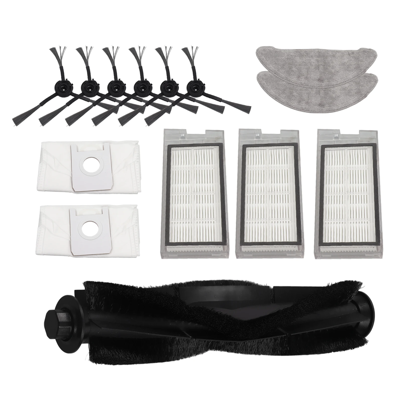 Robô aspirador de pó acessório escova saco pó pano limpeza conjunto kit para eve plus