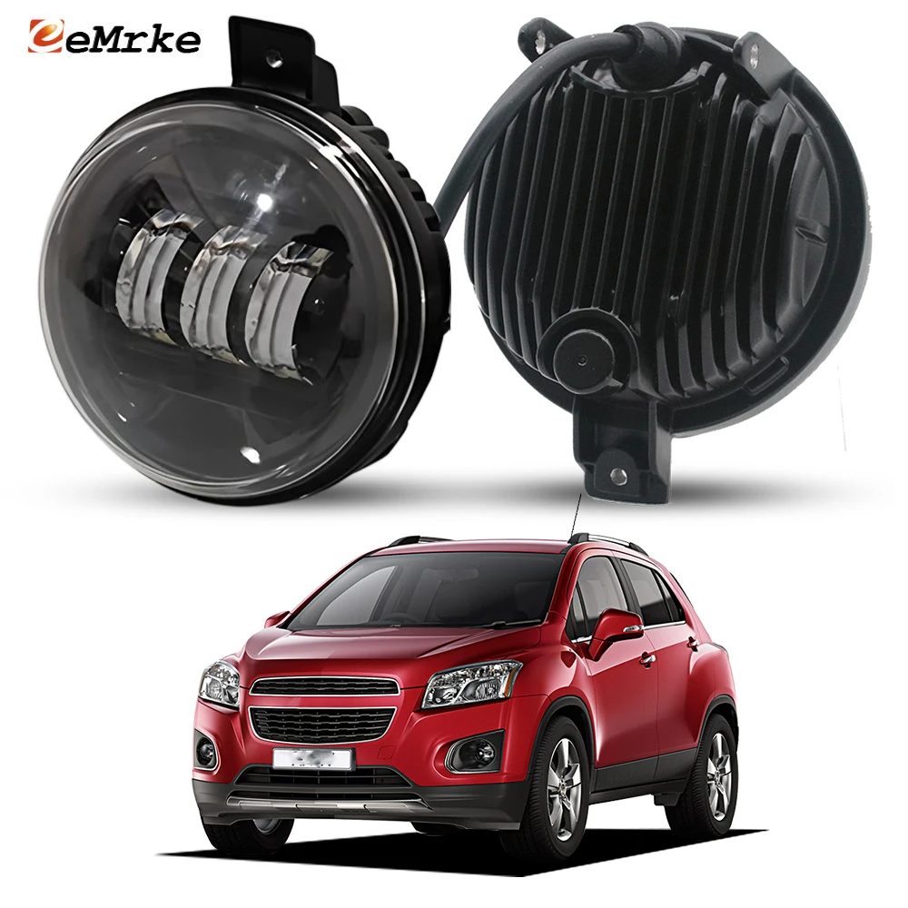 

Обновление светодиодных противотуманных фар в сборе 40 Вт, автомобильные PTF DRL дневные ходовые огни для Chevrolet Tracker Holden Trax 2013 2014 2015 2016