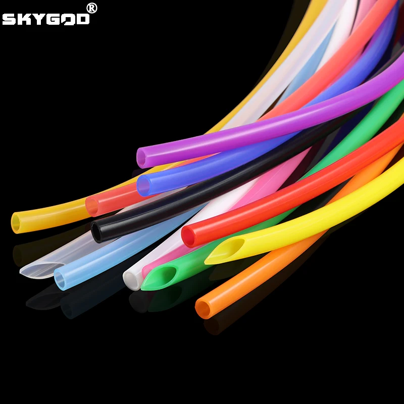 

1/5m Silicone Tube Food Grade ID 0.5 1 2 3 4 5 6 7 8 9 10 mm Flexible Rubber Hose Soft Drink Pipe Water Connector