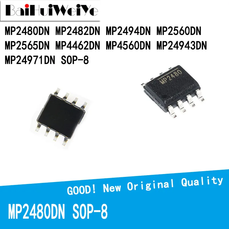 10PCS/LOT MP2480DN MP2482DN MP2494DN MP2560DN MP2565DN MP4462DN MP4560DN MP24943DN MP24971DN SOP-8 New Good Quality Chipset