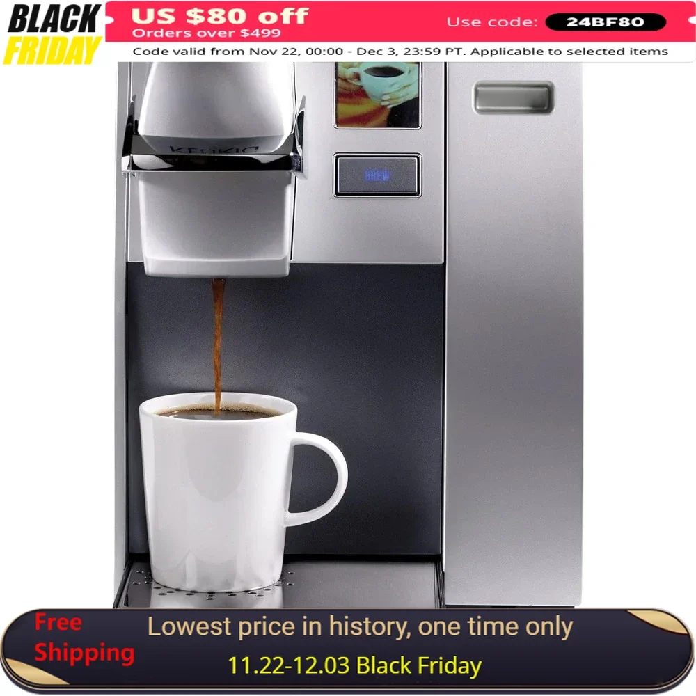 Coffee Machine for 18-Cup Carafe, Adjustable Brew Temperature and Programmable Auto on/Off Settings, Coffee Makers