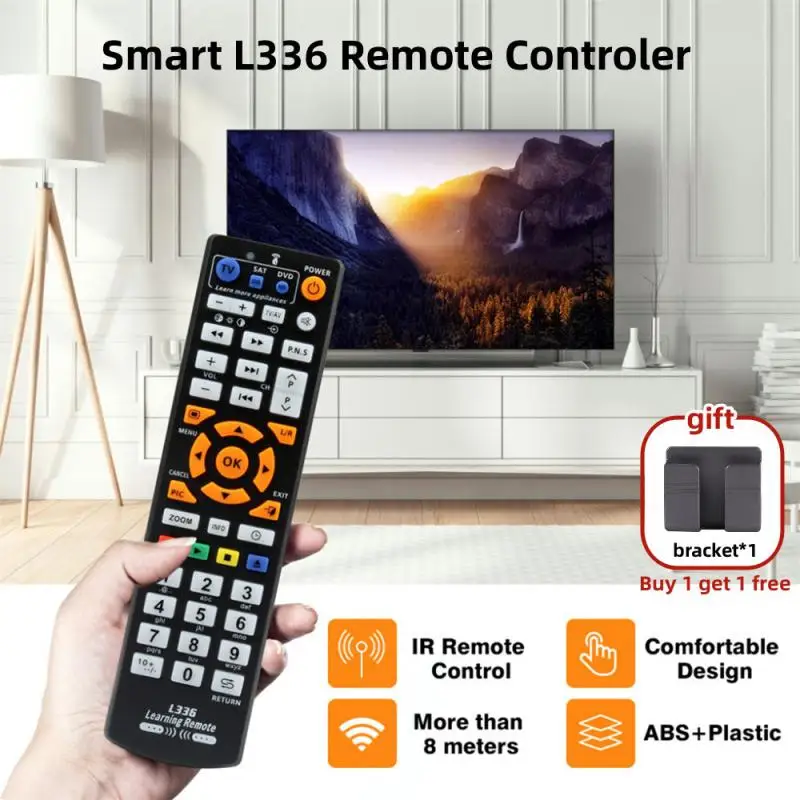 Smart L336 Remote Controler IR Learning Controller For TV/VCR/SAT/CBL/STR-T/DVD/VCD/ /HI-FI Accessories With Learn Function