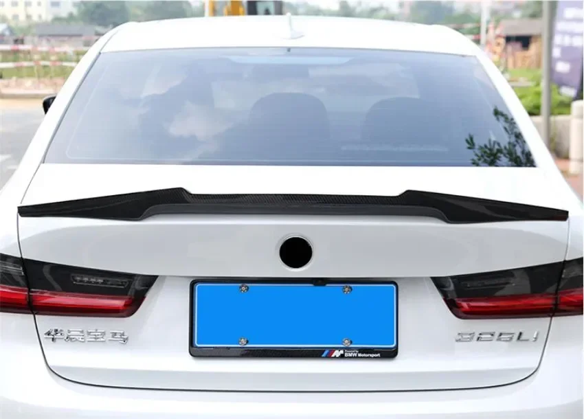 Spoiler For FOR BMW BMW 3 Series G20 320 325 328 2020 2021 2022 Rear Wing Lip Tail Trunk Spoilers Real Carbon Fiber