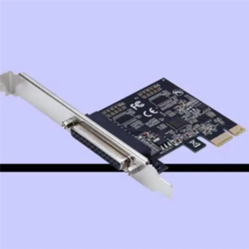 High Quality Parallel Port DB25 25Pin Pcie Riser Card LPT Printer To PCI-E Express Card Converter Adapter AX99100