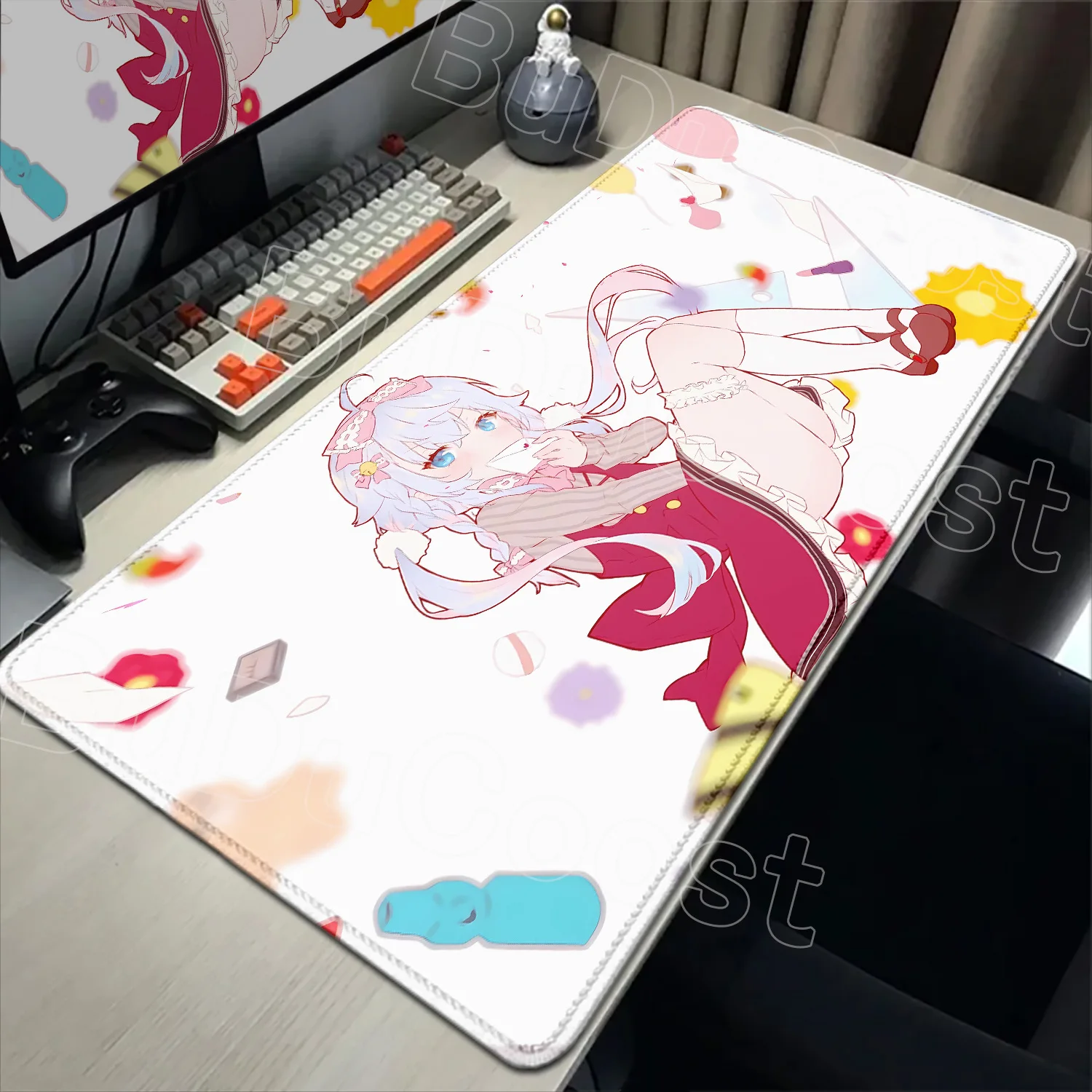 

Kawaii Anime Girl Mousepad VTuber Virtual YouTuber Kagura Nana Vspo Large Mouse Pad Computer Keyboard Pc Laptop Gaming Desk Mat