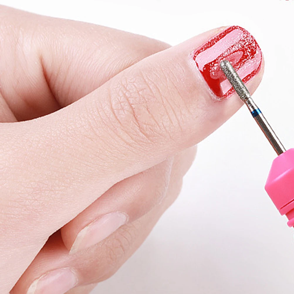 

30pcs Nail Head Drill Bits Set for Nail Drill Bits Set Natural Artificial Nails Salon Spa Home Use Storage Case Included