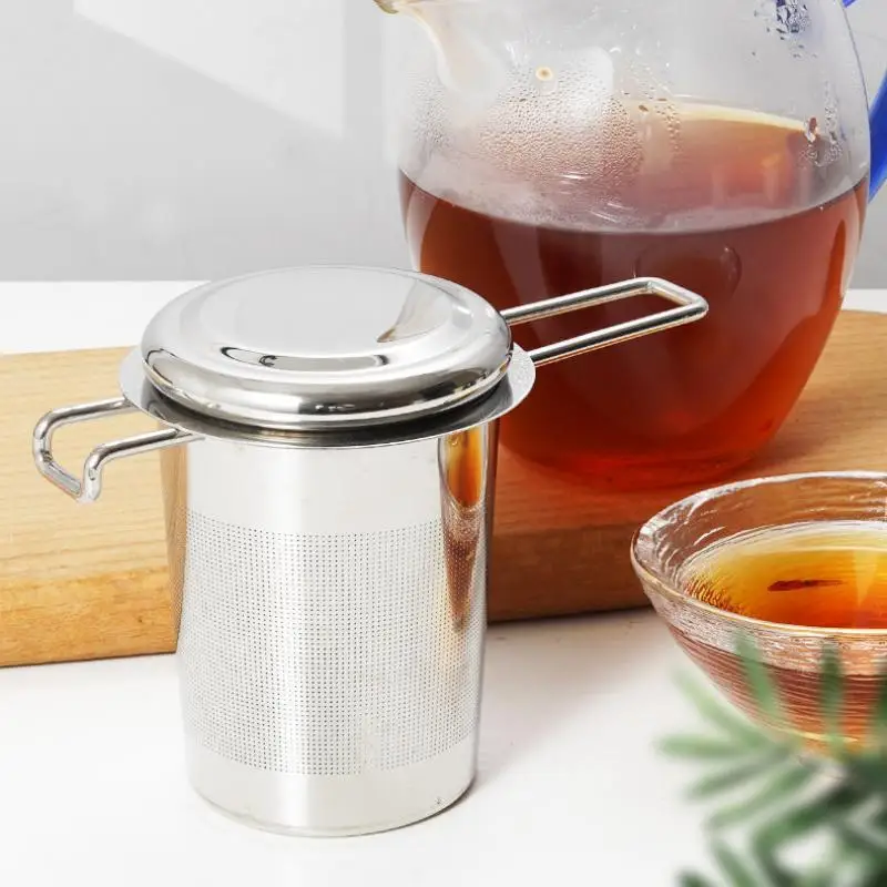 Stainless Steel Loose Leaf Tea Steeper Fine Mesh Filter Bags Mesh Coffee Filter For Reusable And Eco Friendly Tea Time