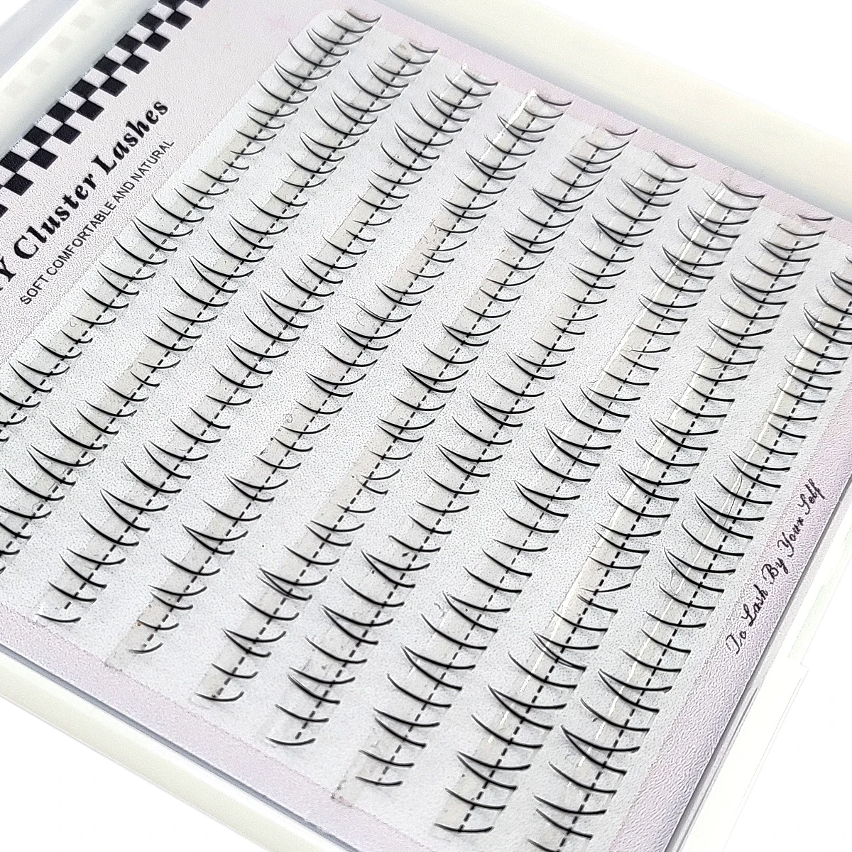 HBZGTLAD Spike Wimpernbüschel Wispy Cluster Wimpernverlängerungen Nerzstreifen Untere Wimpern Feenhaarkombinationen Wimpernbüschel