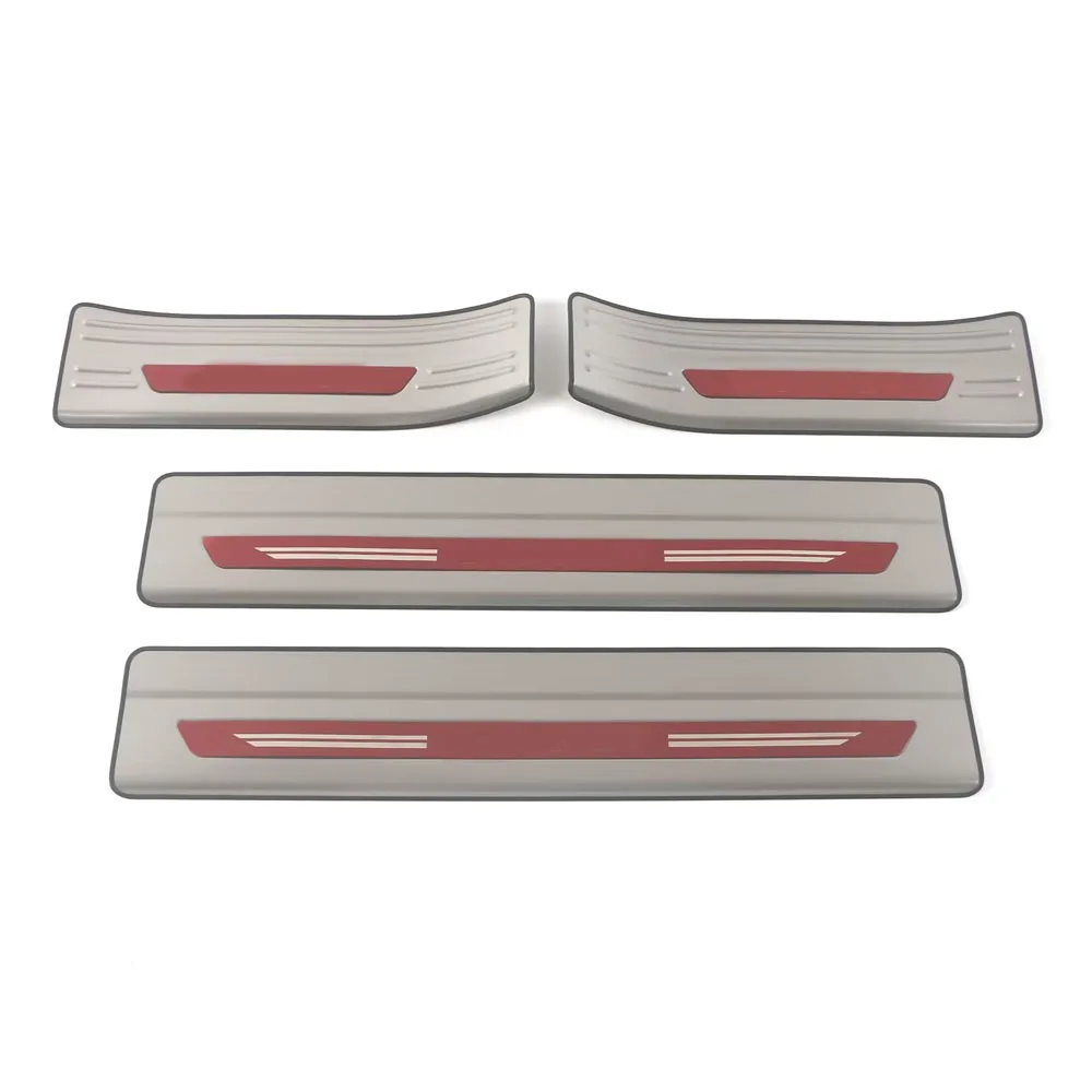 For Honda XR-V ZR-V HR-V Vezel 2022 2023 2024 Stainless Steel External Door Sill Scuff Plate Cover Trims Threshold Pedal HRV ZRV