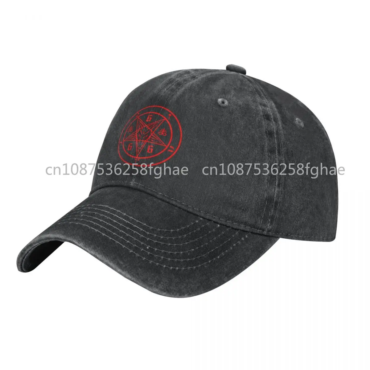 

Hail Satan Pentagram Baseball Cap For Men Cotton Hats Adjustable Hat Fashion Casual Cap Truck Driver Hat