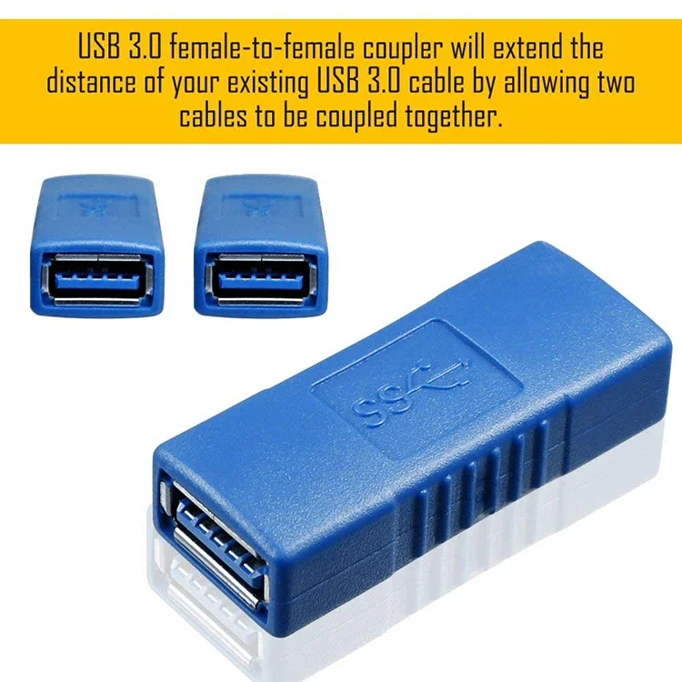 عالية الجودة USB 3.0 نوع A أنثى إلى نوع B أنثى التوصيل موصل محول USB 2.0 محول محول M إلى F