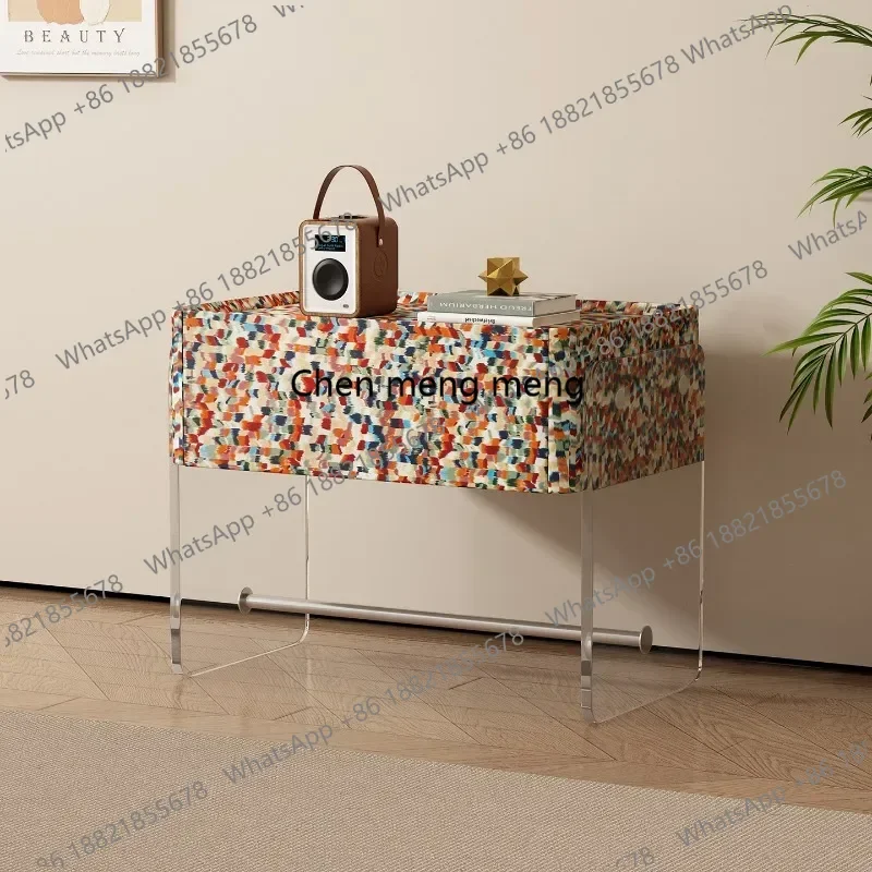 

Italiya Slim Nightstands Unique Decor Bedsides Space Saving Nightstands Minimalist Design Narrow Mesitas De Noche Home Furniture